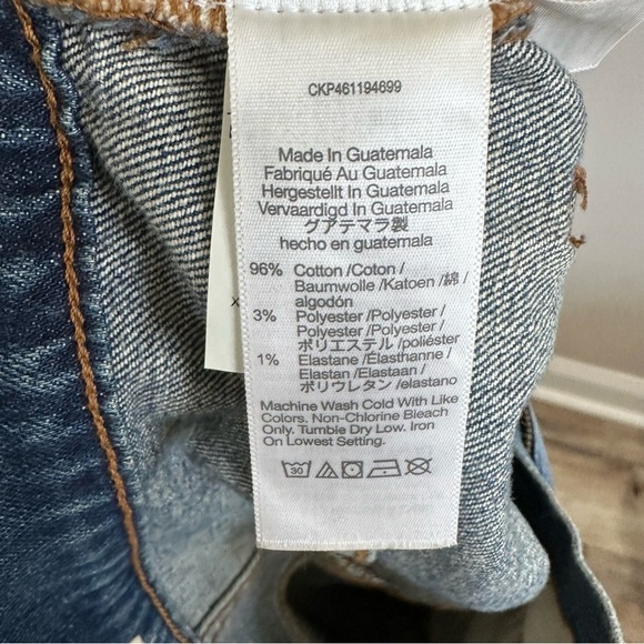 Madewell The Perfect Vintage Jean High Rise Tapered Size 26 - Picture 7 of 9